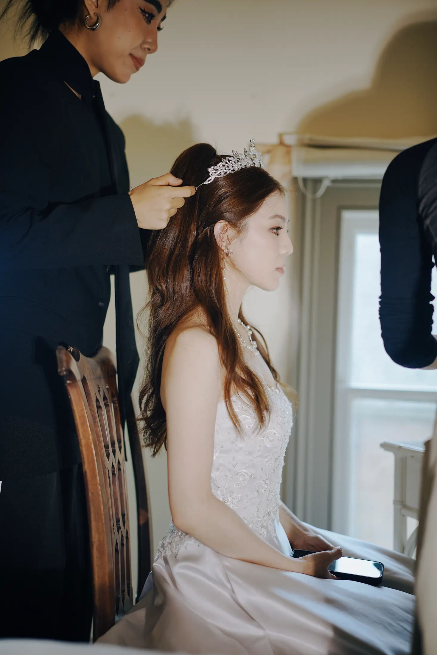 Wedding preparations in England