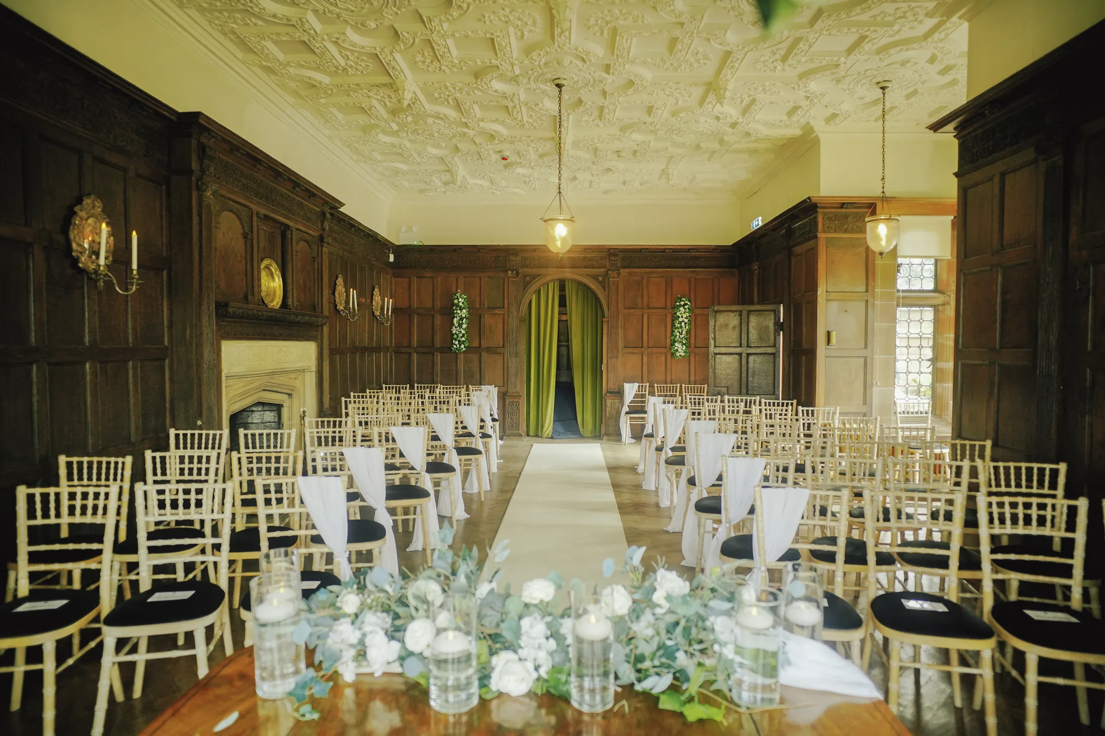 Wedding preparations in England