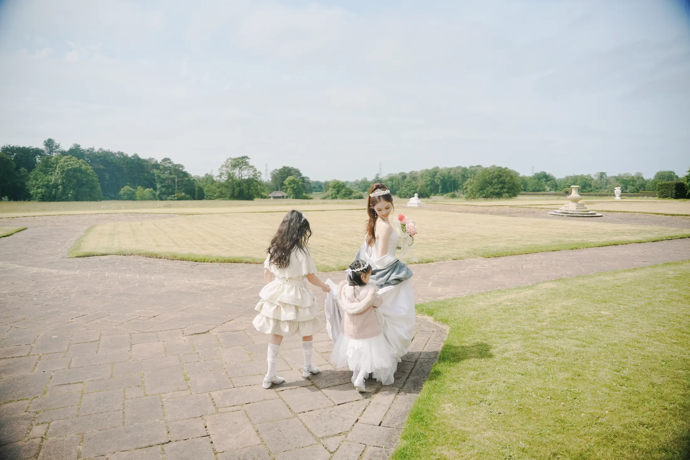 Wedding preparations in England