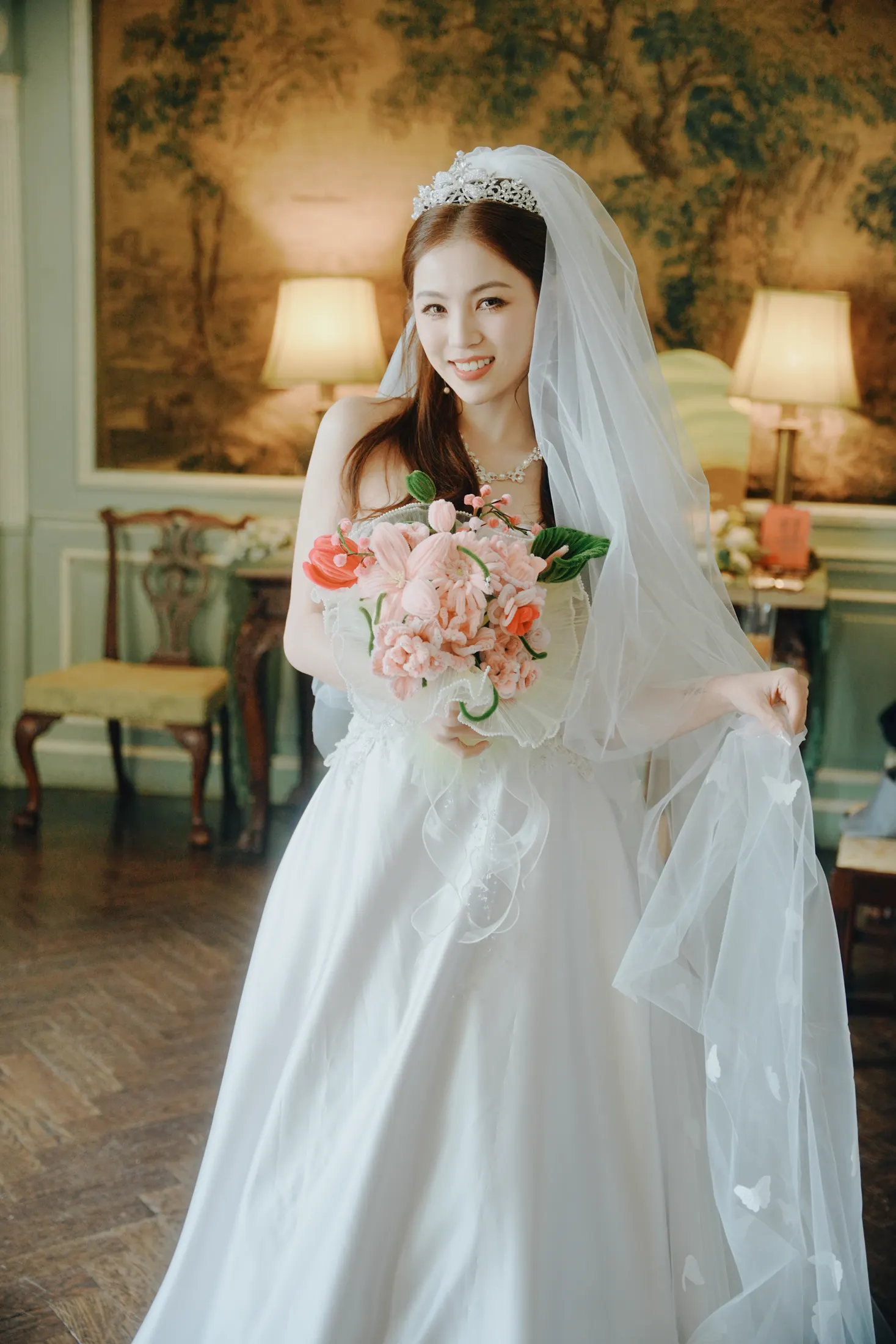 Wedding preparations in England