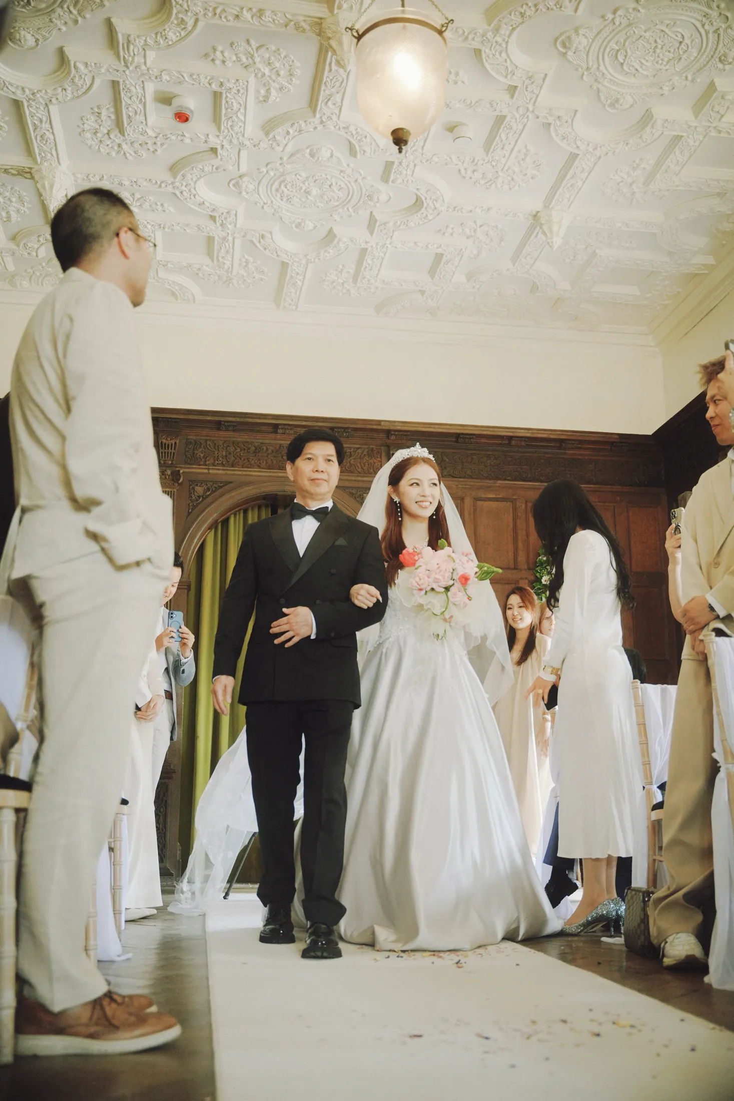 Wedding preparations in England