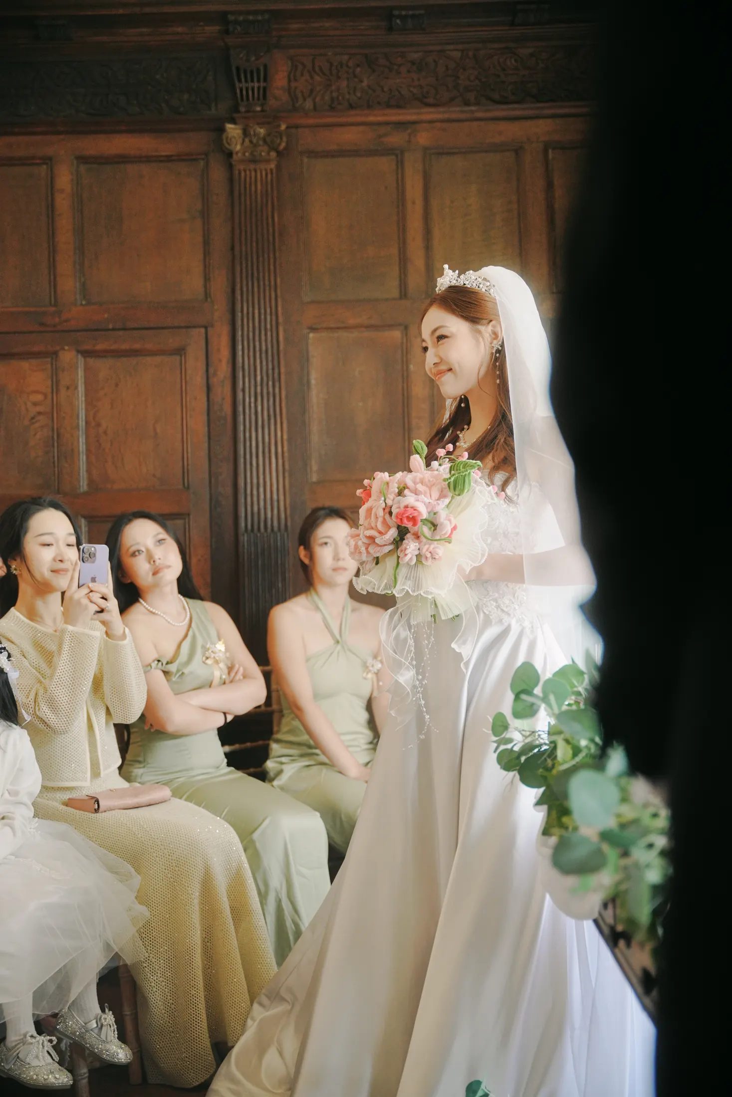 Wedding preparations in England