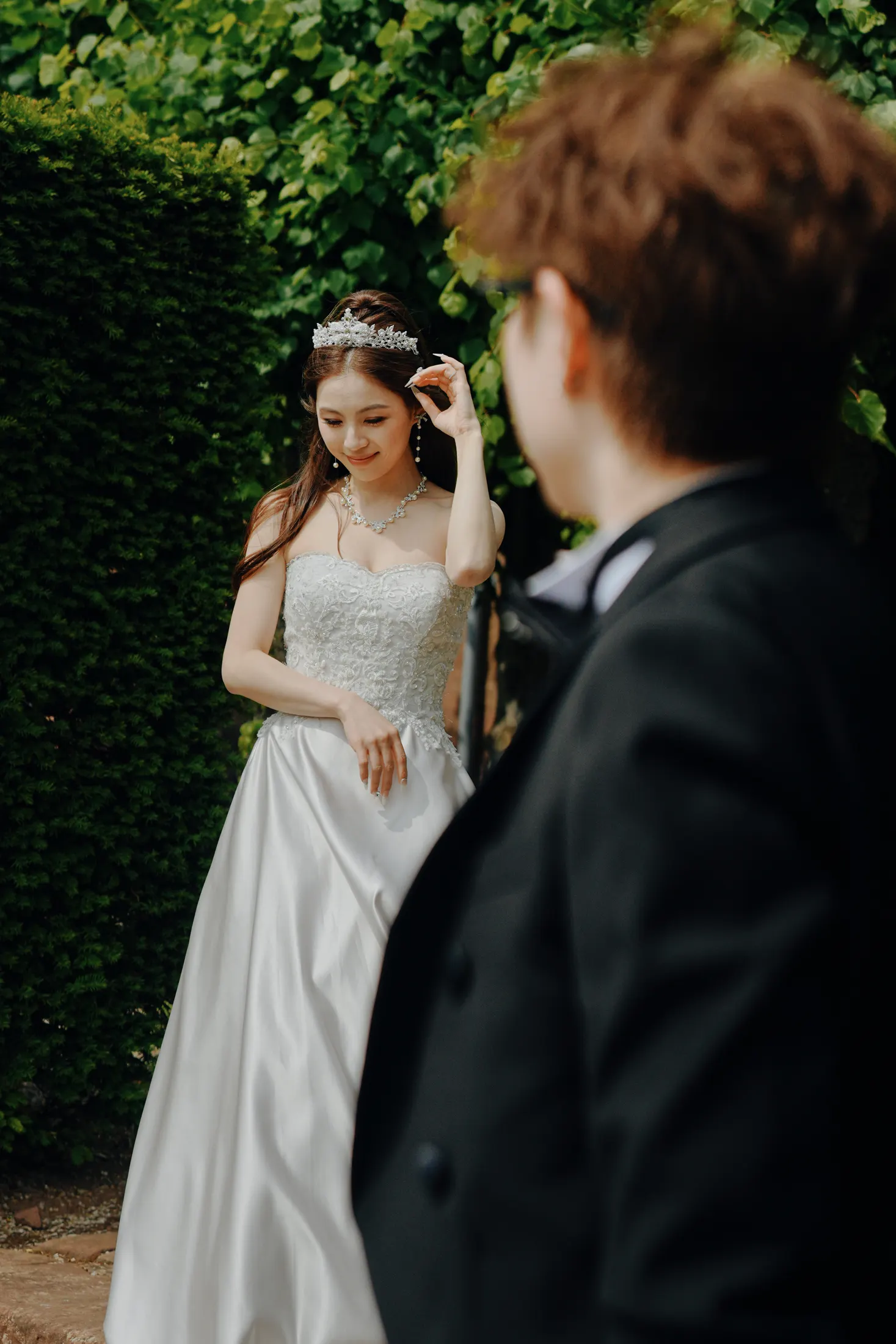 Newlywed portraits in England
