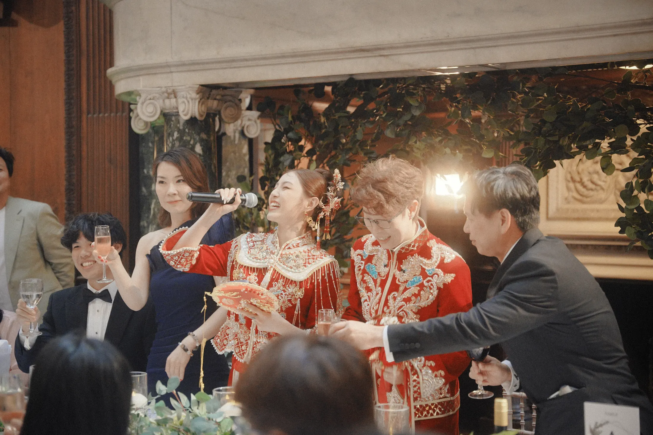 Wedding celebration in England