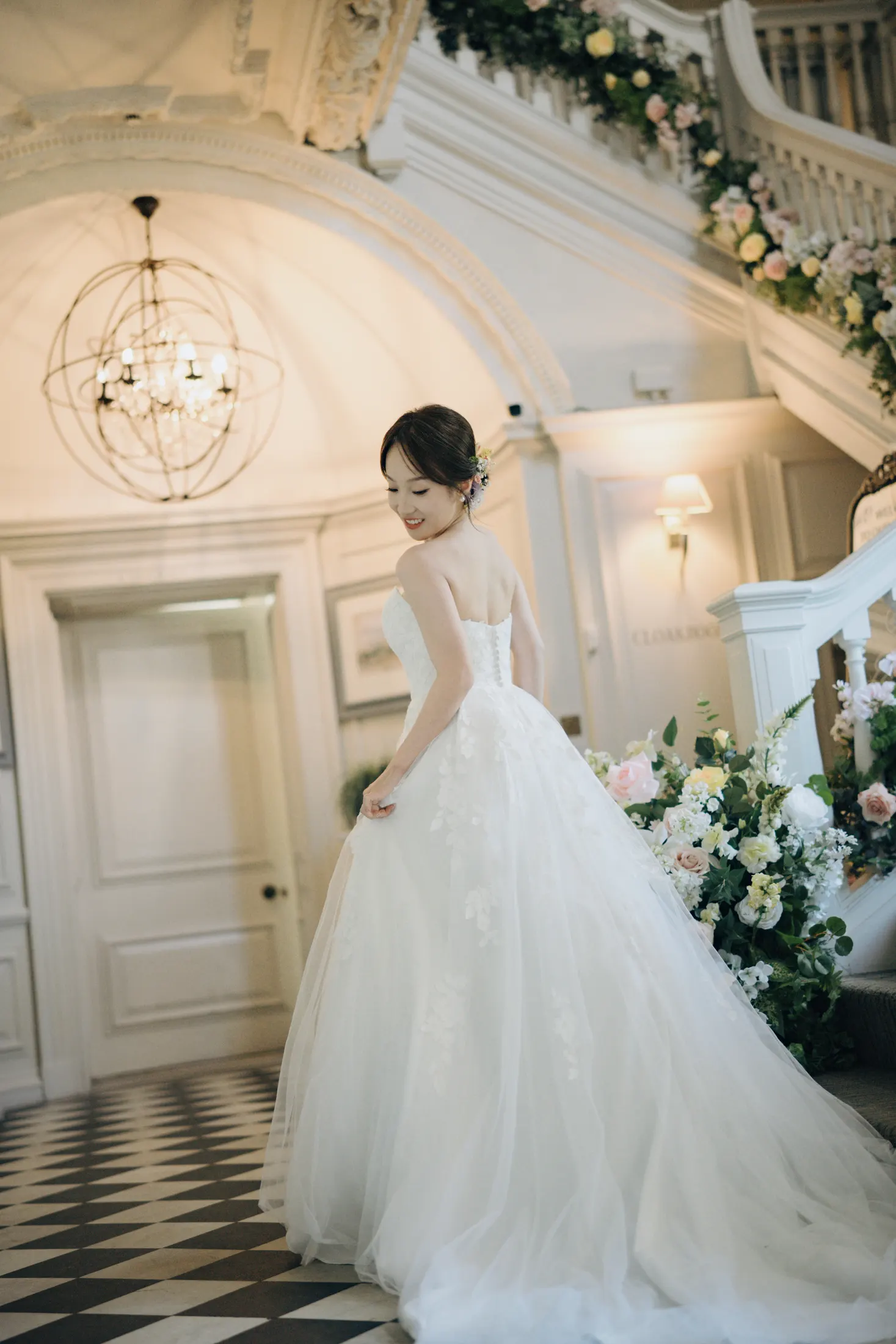 Wedding preparations in Barnatt Hill