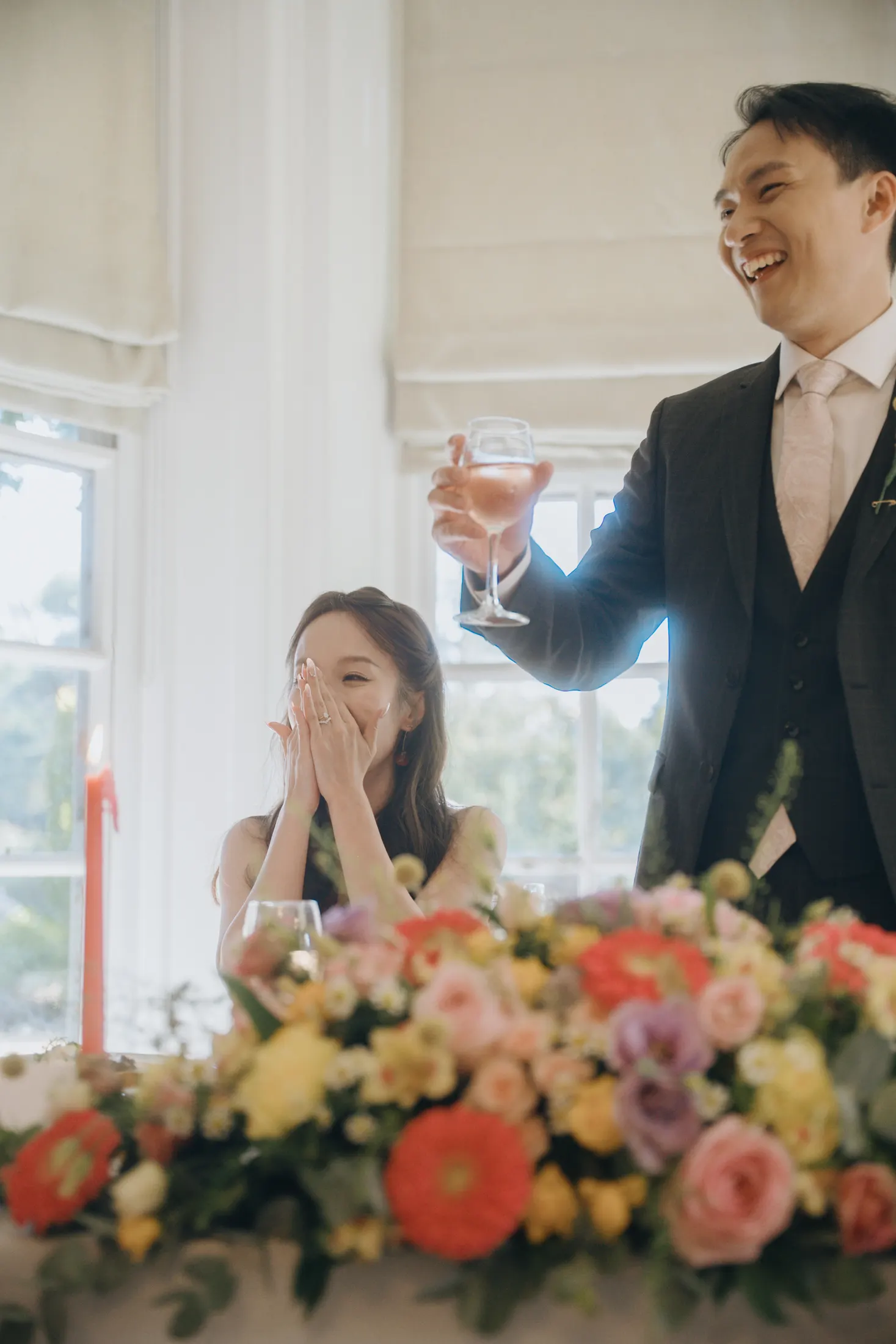 Wedding celebration in Barnatt Hill
