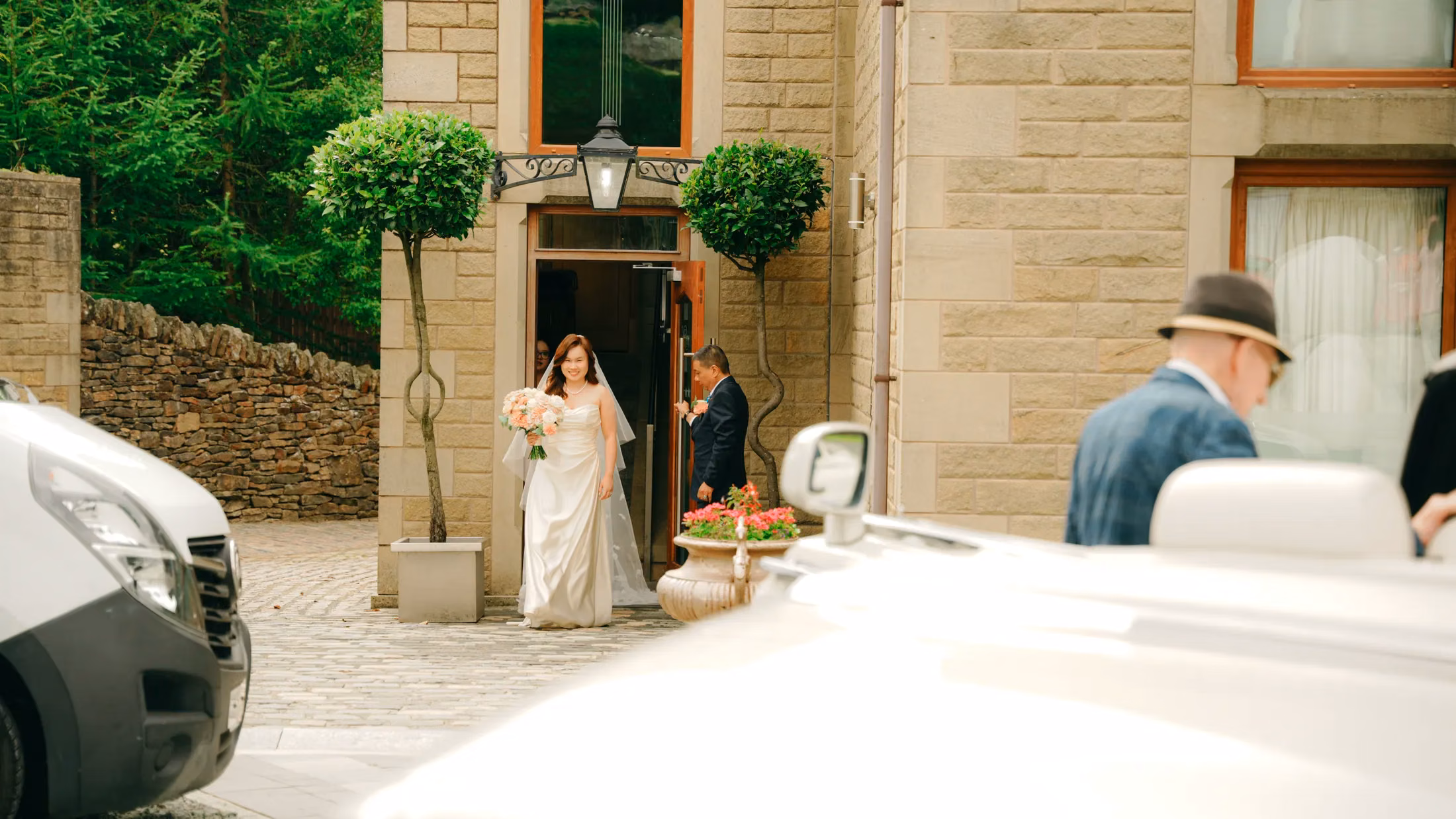 Wedding preparations in England