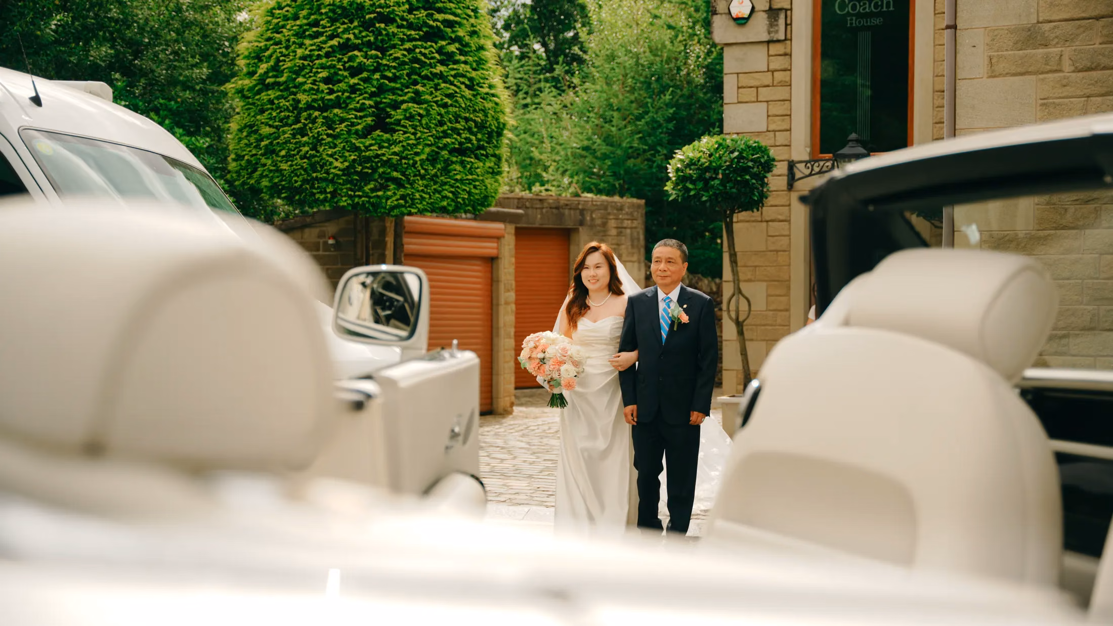 Wedding preparations in England