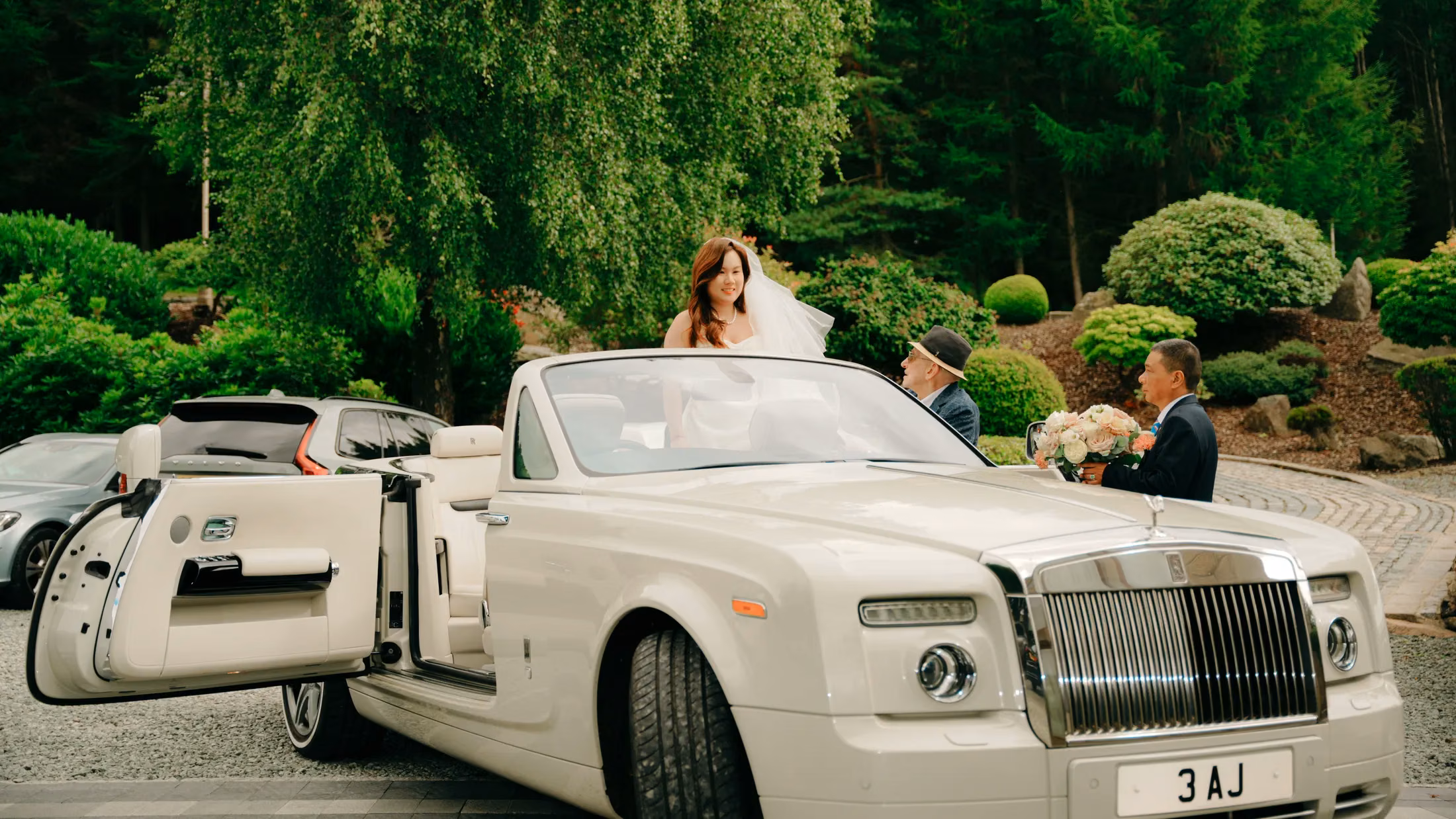 Wedding preparations in England
