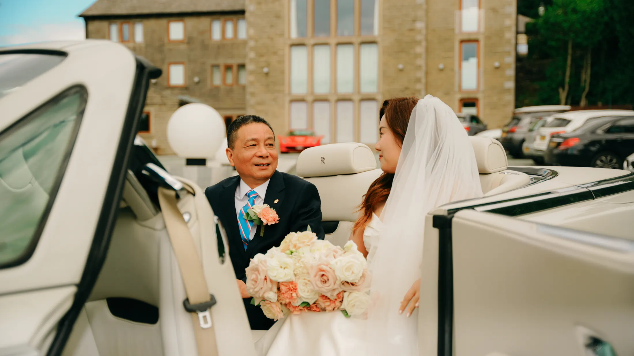 Wedding preparations in England