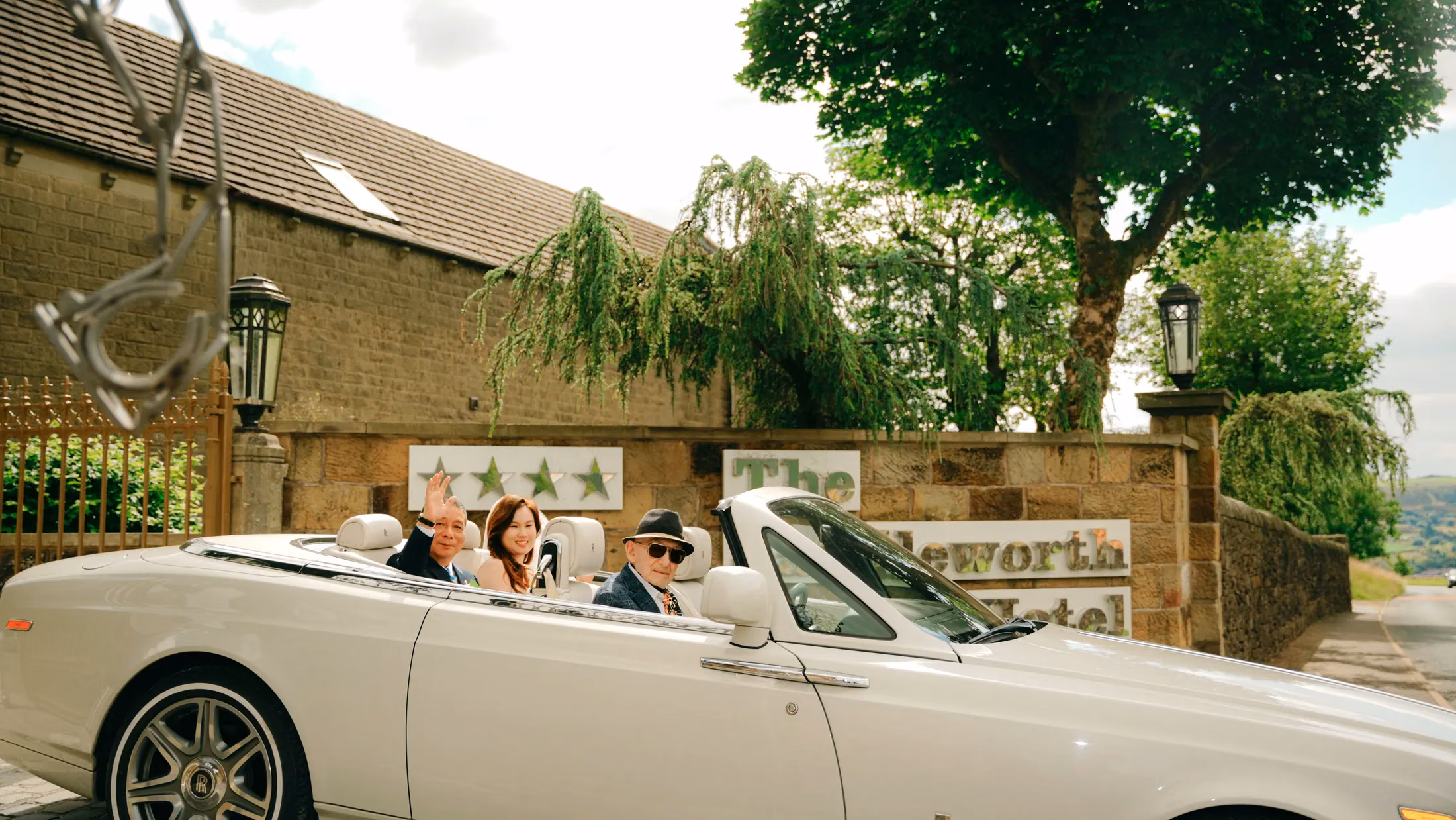 Wedding preparations in England