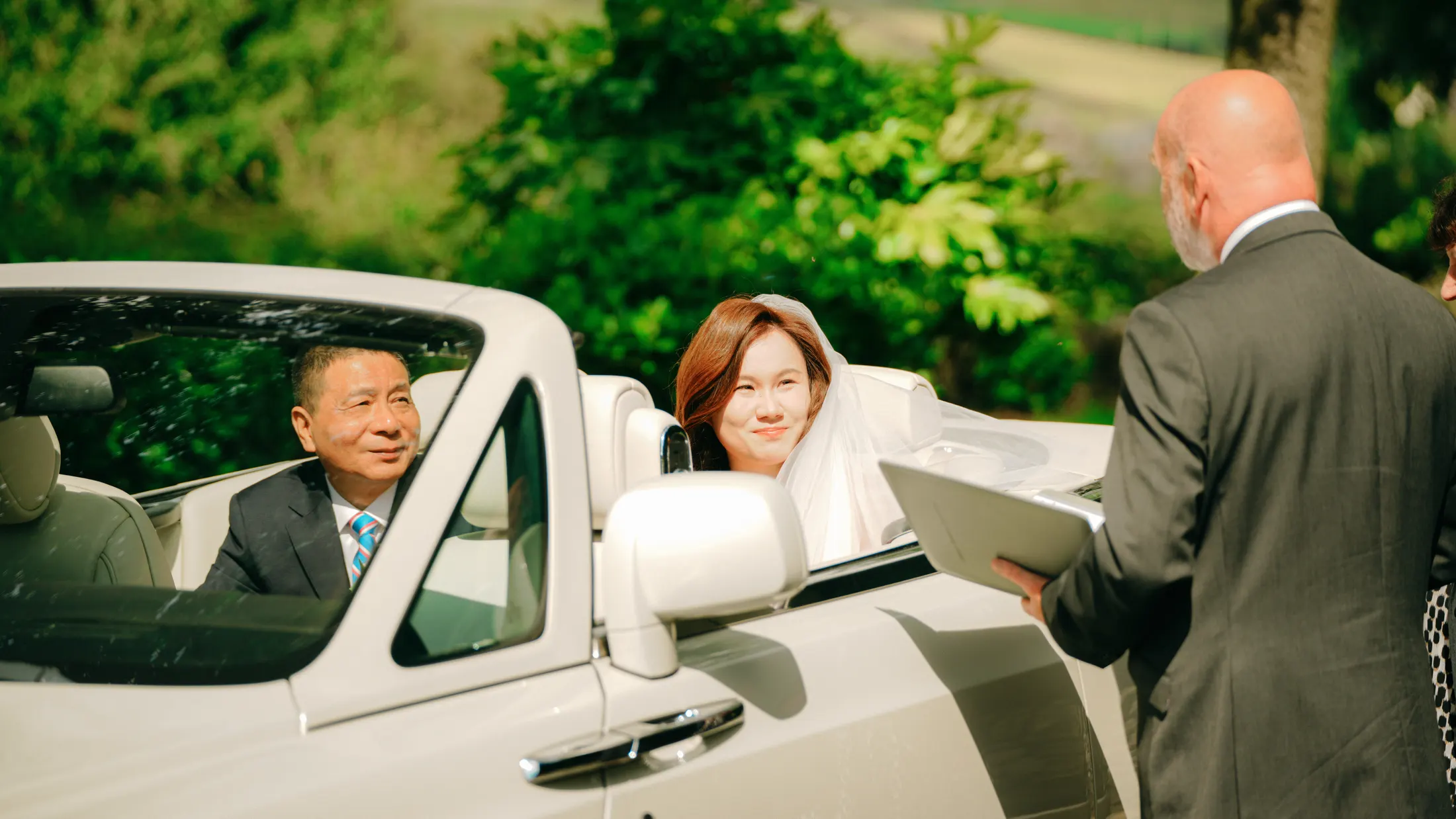 Wedding ceremony in England