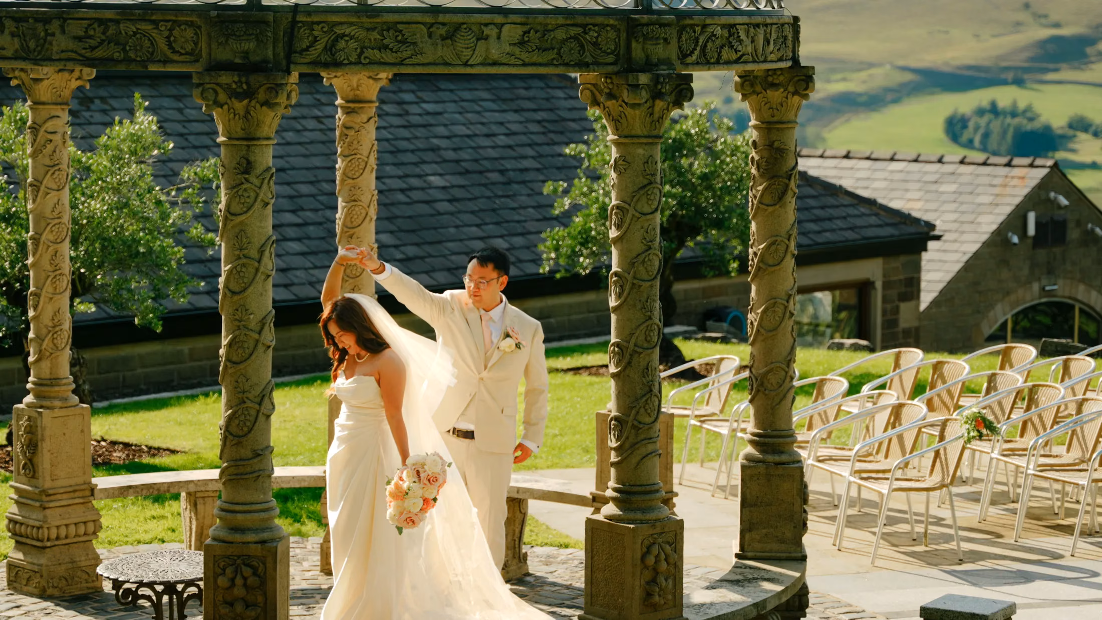 Wedding celebration in England