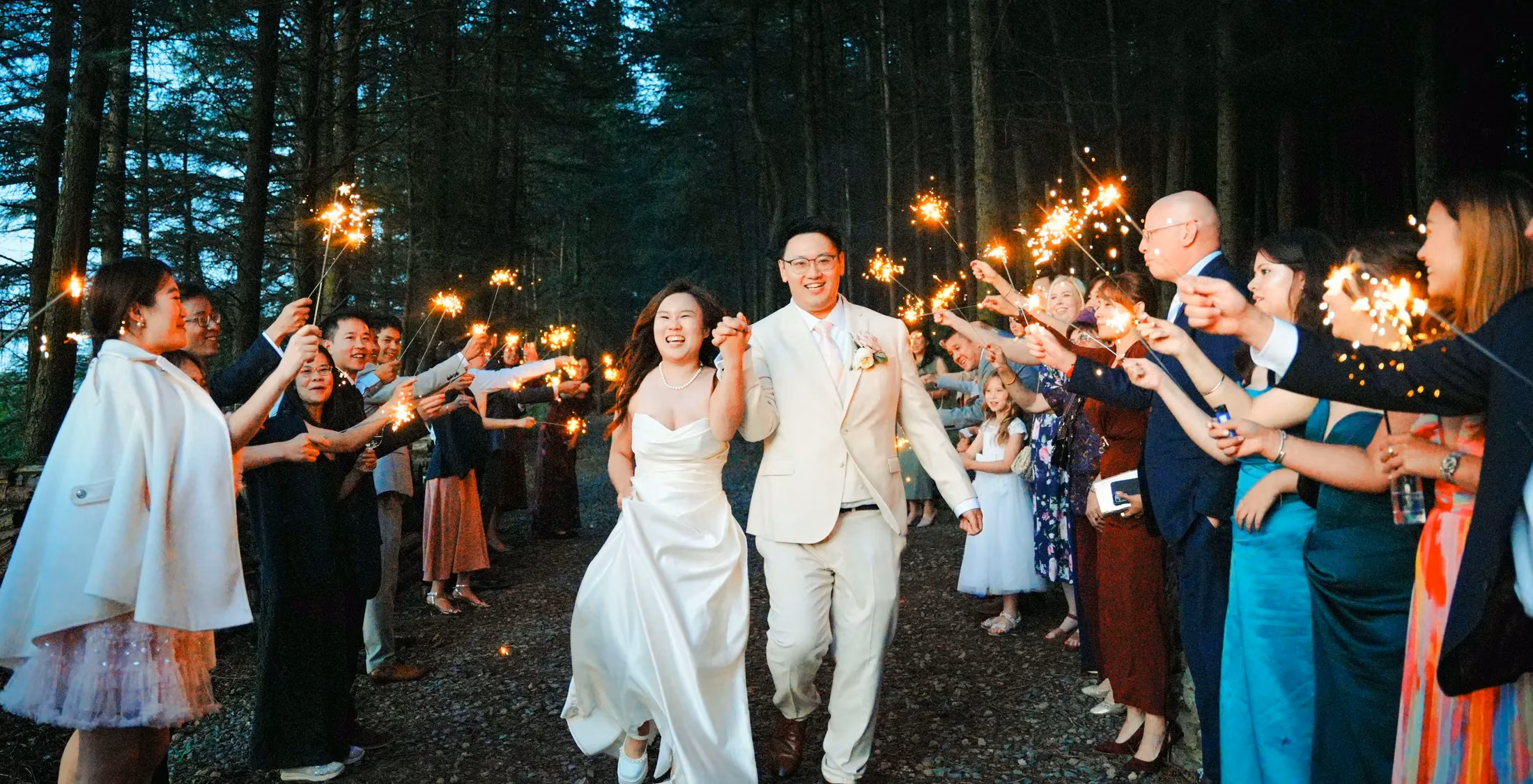 Wedding celebration in England
