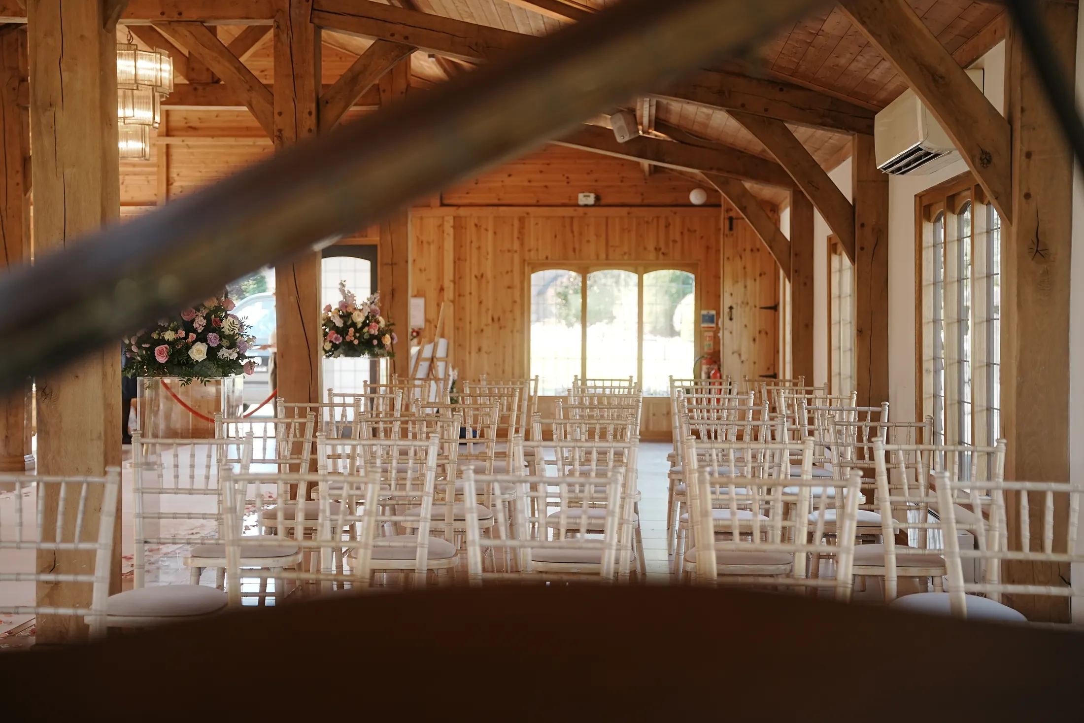 Wedding preparations in Colshaw Hall