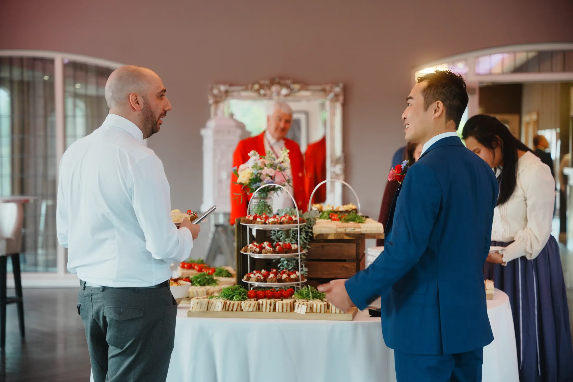 Wedding ceremony in Colshaw Hall