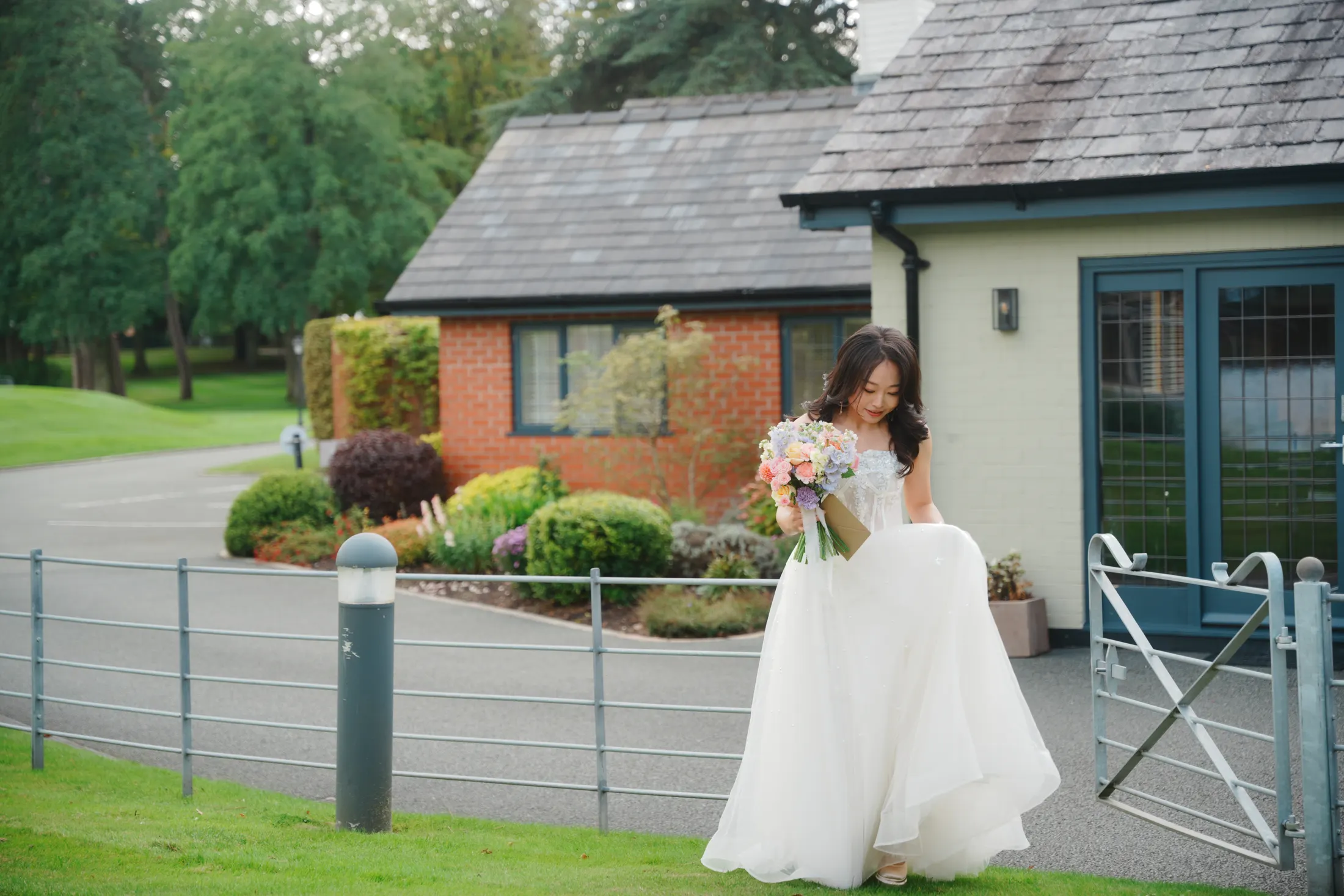 Wedding ceremony in Colshaw Hall