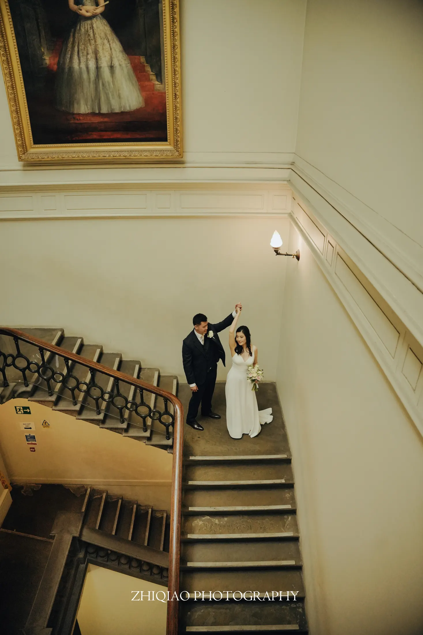 Newlywed portraits in Liverpool