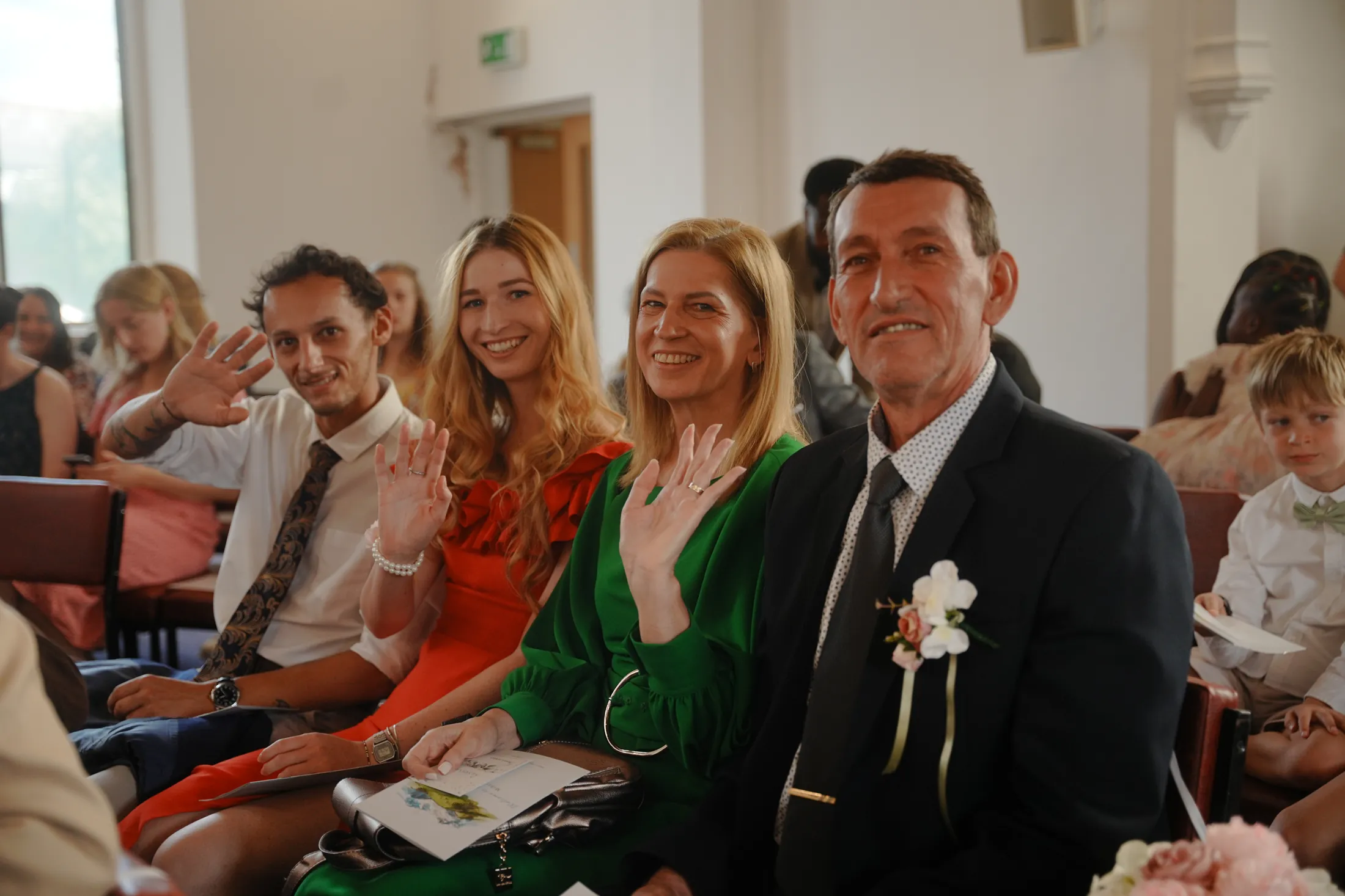 Wedding preparations in England