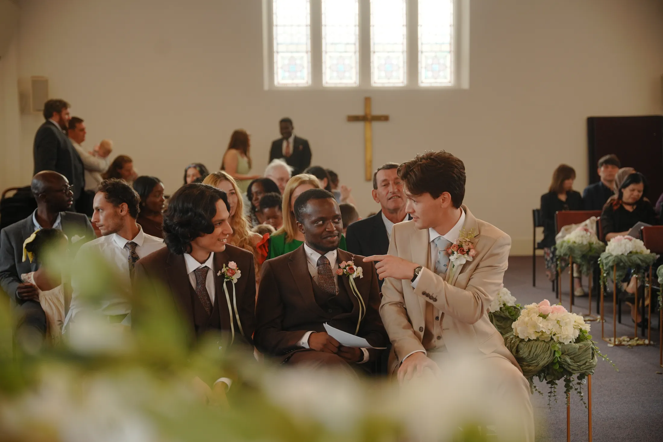 Wedding preparations in England