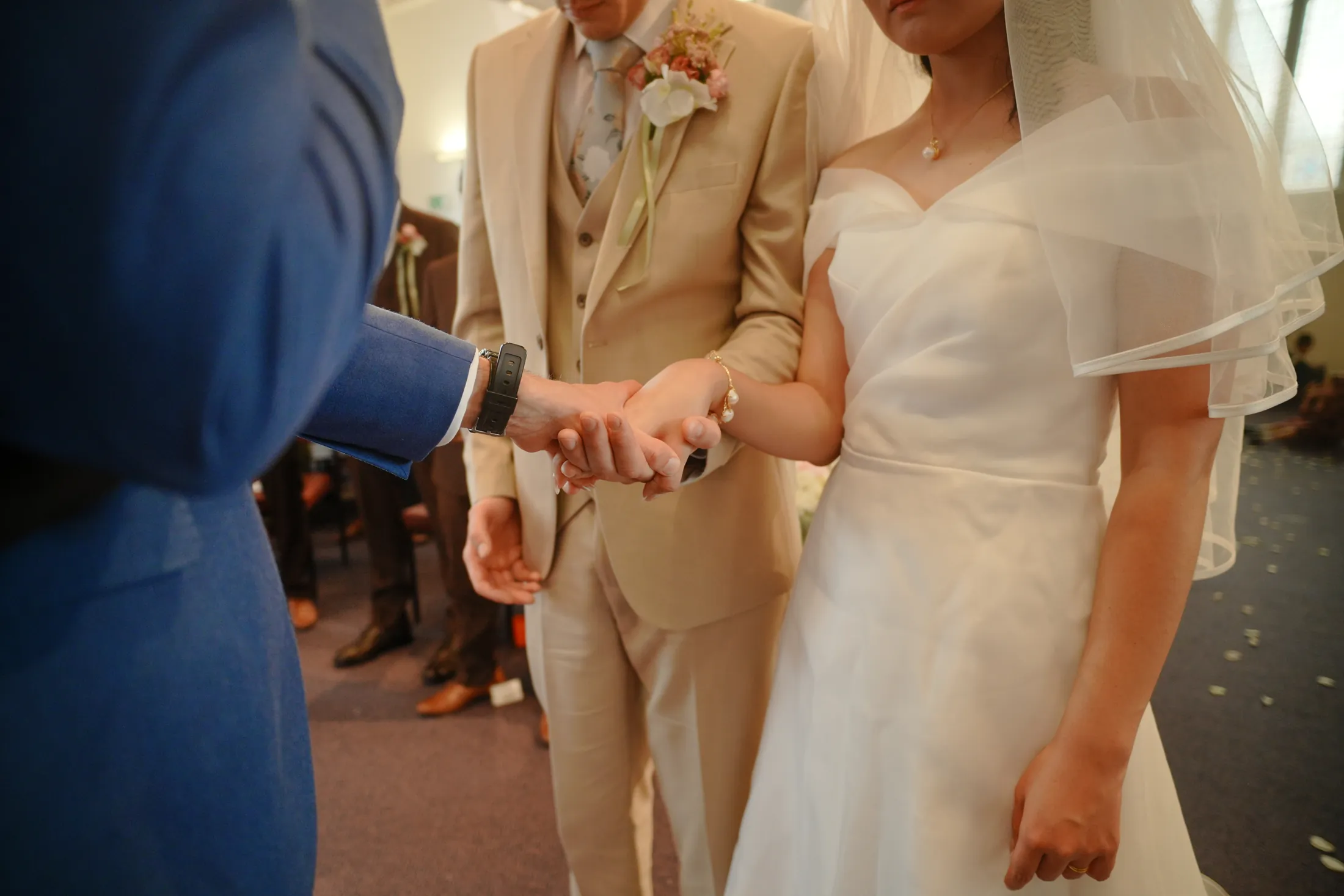 Wedding preparations in England