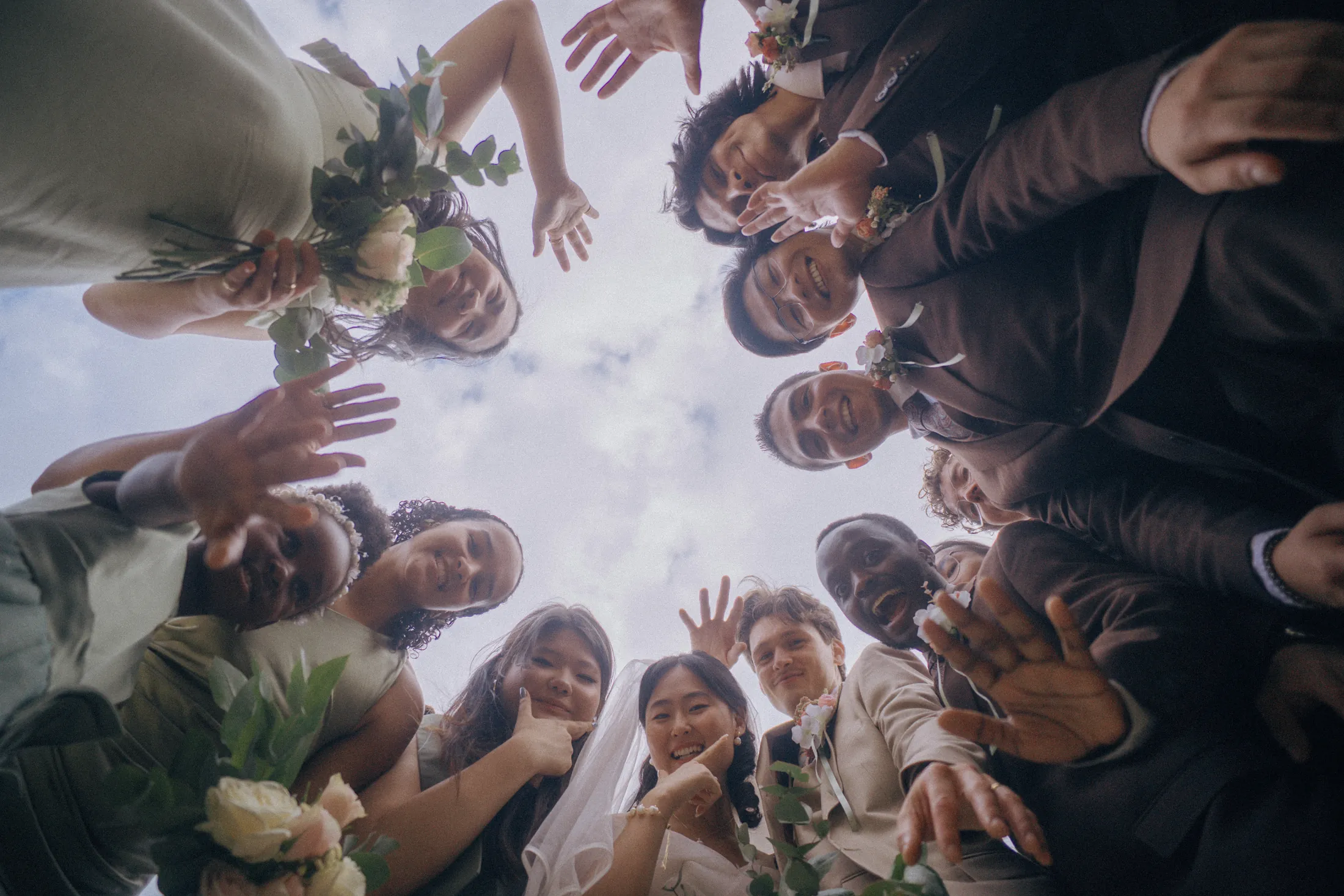 Newlywed portraits in England